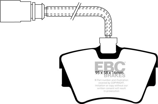 EBC Brakes DP21285 - Bremžu uzliku kompl., Disku bremzes www.autospares.lv