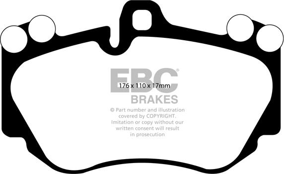 EBC Brakes DP31905C - Bremžu uzliku kompl., Disku bremzes www.autospares.lv