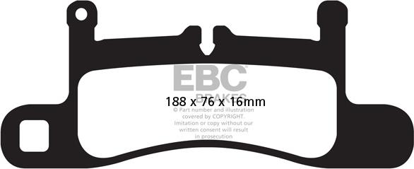 EBC Brakes DP42098R - Bremžu uzliku kompl., Disku bremzes www.autospares.lv