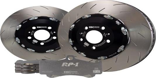 EBC Brakes P2DK001RP1 - Augstas veiktspējas bremžu komplekts autospares.lv