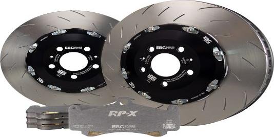 EBC Brakes P2DK001RPX - Augstas veiktspējas bremžu komplekts autospares.lv