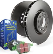 EBC Brakes PD01KF022 - Augstas veiktspējas bremžu komplekts www.autospares.lv