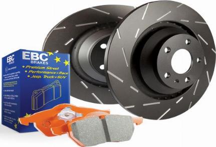 EBC Brakes PD10KF248 - Augstas veiktspējas bremžu komplekts autospares.lv