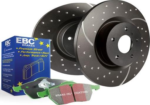 EBC Brakes PD11KF576 - Augstas veiktspējas bremžu komplekts autospares.lv