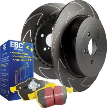 EBC Brakes PD18KF054 - Augstas veiktspējas bremžu komplekts www.autospares.lv