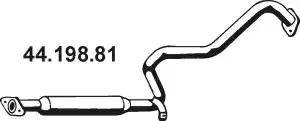 Eberspächer 44.198.81 - Vidējais izpl. gāzu trokšņa slāpētājs www.autospares.lv