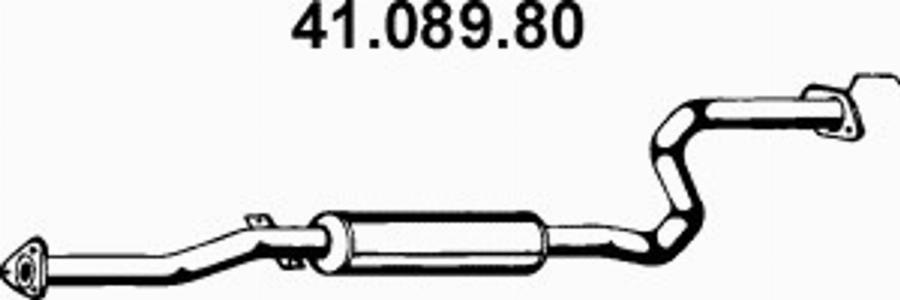 Eberspächer 41.089.80 - Vidējais izpl. gāzu trokšņa slāpētājs www.autospares.lv