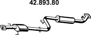 Eberspächer 42.893.80 - Vidējais izpl. gāzu trokšņa slāpētājs www.autospares.lv