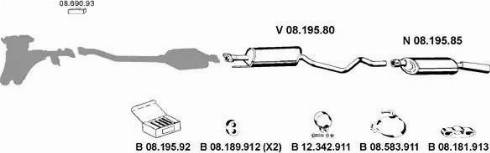 Eberspächer 082329 - Izplūdes gāzu sistēma www.autospares.lv