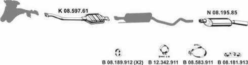 Eberspächer 082796 - Izplūdes gāzu sistēma www.autospares.lv