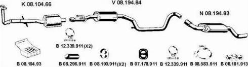 Eberspächer 082721 - Izplūdes gāzu sistēma www.autospares.lv