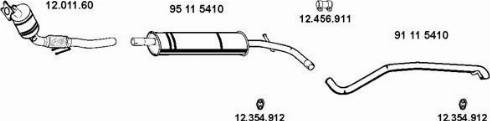 Eberspächer 12_1300 - Izplūdes gāzu sistēma www.autospares.lv