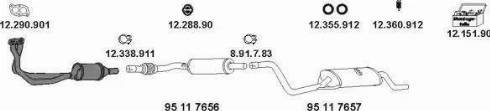 Eberspächer 12_123 - Izplūdes gāzu sistēma www.autospares.lv