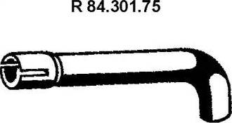 Eberspächer 84.301.75 - Izplūdes caurule www.autospares.lv