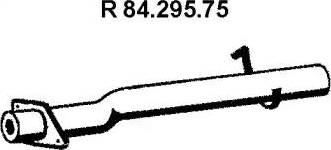 Eberspächer 84.295.75 - Izplūdes caurule autospares.lv