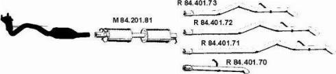 Eberspächer 842024 - Izplūdes gāzu sistēma www.autospares.lv