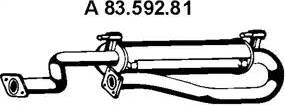 Eberspächer 83.592.81 - Front Silencer www.autospares.lv