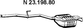 Eberspächer 23.198.80 - End Silencer www.autospares.lv