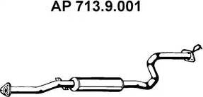 Eberspächer 713.9.001 - Vidējais izpl. gāzu trokšņa slāpētājs www.autospares.lv