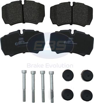 EBS EKBP.123 - Brake Pad Set, disc brake www.autospares.lv