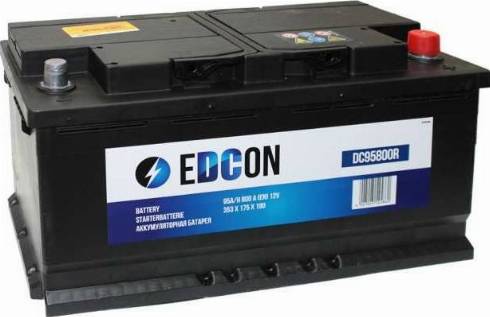 Edcon DC95800R - Startera akumulatoru baterija www.autospares.lv