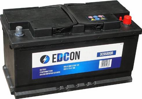 Edcon DC100830R - Startera akumulatoru baterija www.autospares.lv
