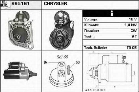 EDR 995161 - Starteris autospares.lv