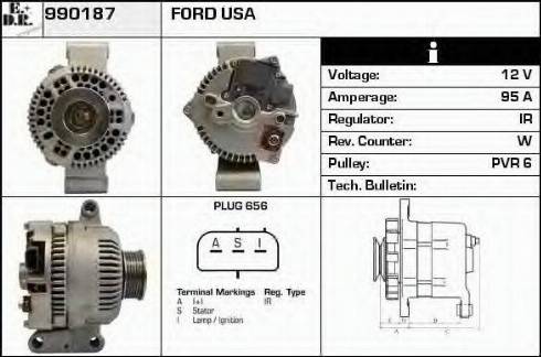 EDR 990187 - Ģenerators autospares.lv