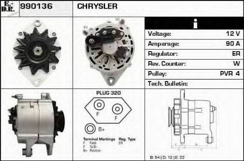 EDR 990136 - Ģenerators autospares.lv