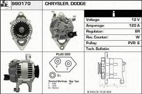 EDR 990170 - Ģenerators autospares.lv