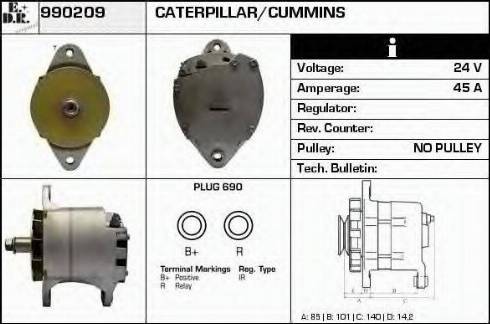 EDR 990209 - Ģenerators autospares.lv