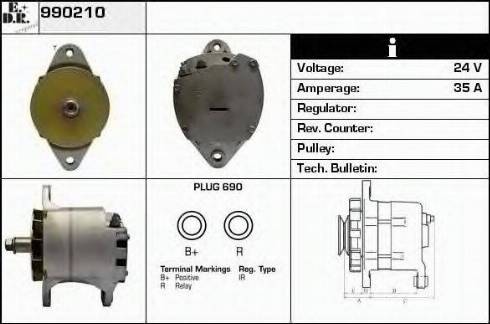 EDR 990210 - Ģenerators autospares.lv