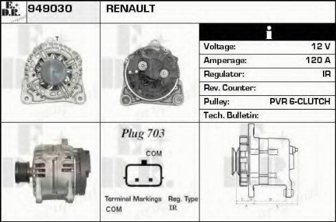 EDR 949030 - Ģenerators autospares.lv