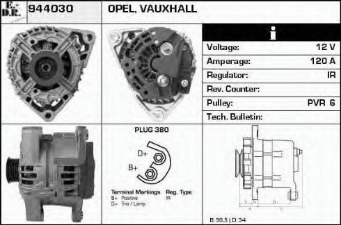 EDR 944030 - Ģenerators www.autospares.lv