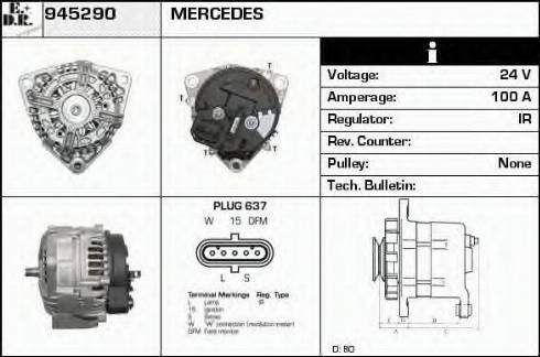 EDR 945290 - Ģenerators autospares.lv