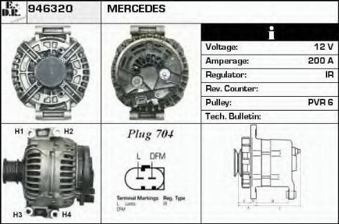 EDR 946320 - Ģenerators autospares.lv