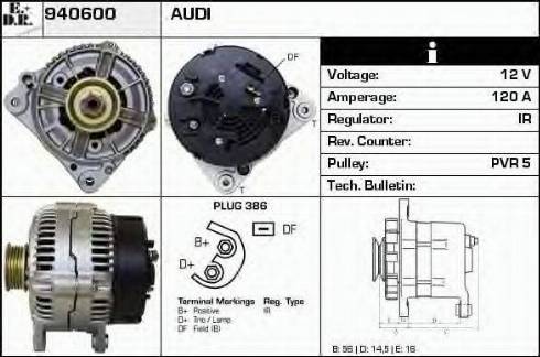 EDR 940600 - Ģenerators www.autospares.lv