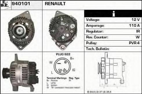 EDR 940101 - Ģenerators autospares.lv