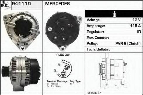 EDR 941110 - Ģenerators autospares.lv