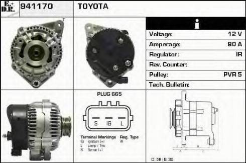 EDR 941170 - Ģenerators autospares.lv