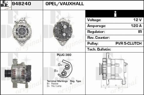 EDR 948240 - Ģenerators autospares.lv