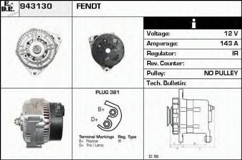 EDR 943130 - Ģenerators autospares.lv