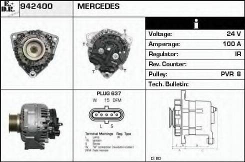 EDR 942400 - Ģenerators autospares.lv