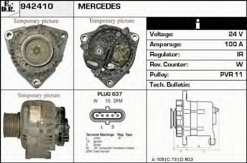 EDR 942410 - Ģenerators autospares.lv