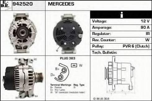 EDR 942520 - Ģenerators autospares.lv