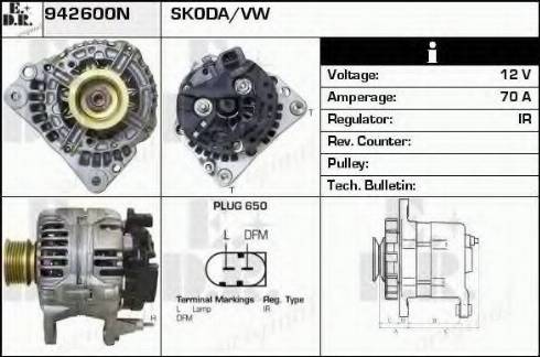 EDR 942600N - Ģenerators www.autospares.lv