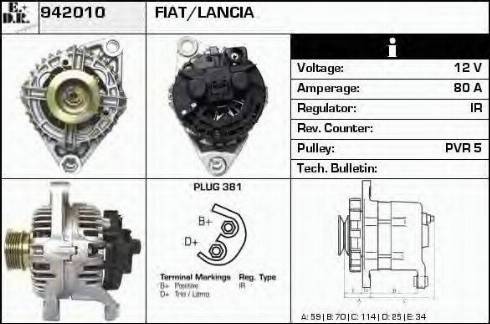 EDR 942010 - Ģenerators autospares.lv