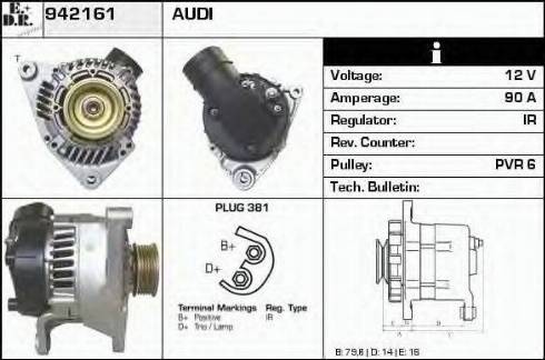 EDR 942161 - Ģenerators autospares.lv