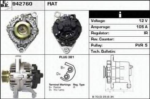 EDR 942760 - Ģenerators autospares.lv