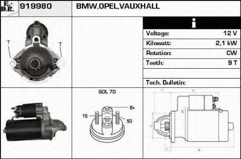 EDR 919980 - Starteris autospares.lv